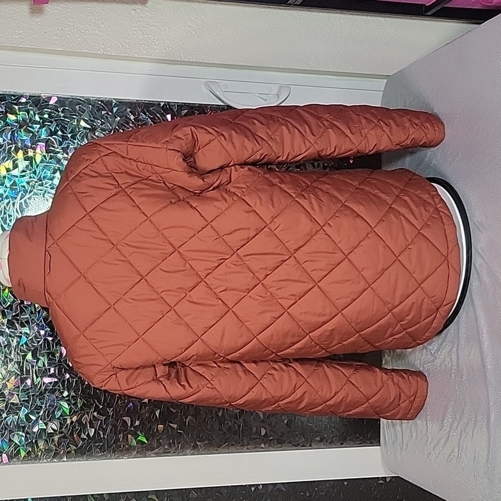 Patagonia Men's 3-in-1 Windsweep Ash Brown/ Orange Quilted Zip Up Jacket SZ: - Picture 5 of 8